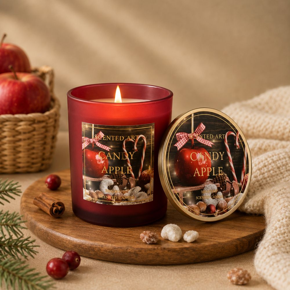 -Candy Apple ilmkerti 2 þráða ilmkerti 13.5 oz