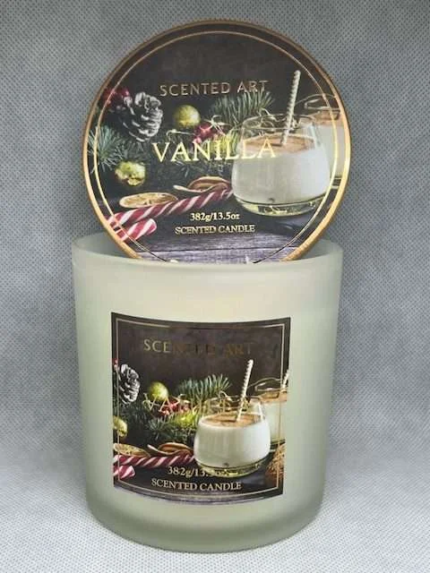 -Vanilla ilmkerti 2 þráða ilmkerti 13.5 oz