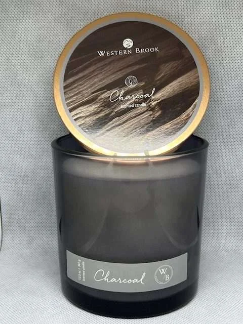 -Charcoal ilmkerti 2 þráða ilmkerti 13.5 oz